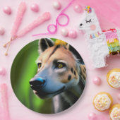 ハイナが獲物を見つめながらストーカー行為を目撃した。 ペーパープレート (パーティー)