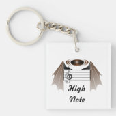 ハイノートこうもりお気に入りの曲 キーホルダー (正面)