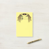 ハイノートこうもりお気に入りの曲 ポストイット (デスク上)