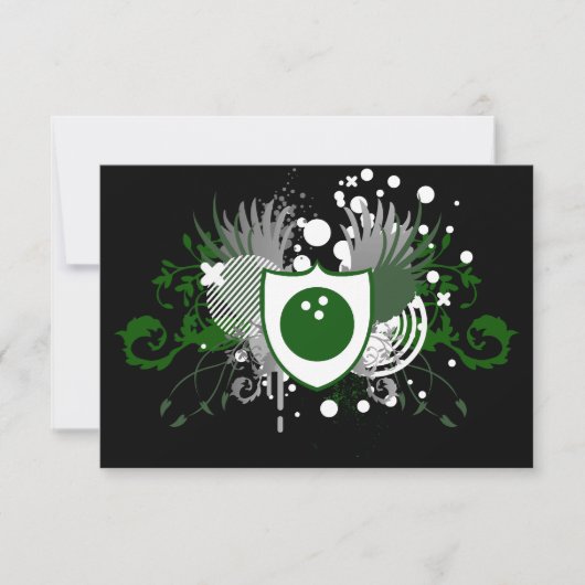 ハイハイ・ボウリングの頂点 招待状 (正面)