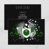 ハイハイ・ボウリングの頂点 招待状 (正面/裏面)