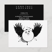 ハイハイ・ボウリングボール 招待状 (正面/裏面)