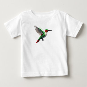 ハイハミングバードを飛ぶ ベビーTシャツ