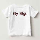 ハイハミングバードを飛ぶ ベビーTシャツ (裏面)
