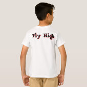 ハイハミングバードを飛ぶ Tシャツ (裏面フル)