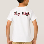 ハイハミングバードを飛ぶ Tシャツ (裏面)