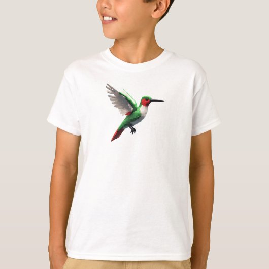 ハイハミングバードを飛ぶ Tシャツ (正面)