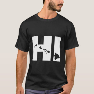 ハイハワイの地図 Tシャツ