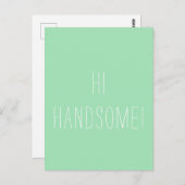 ハイハンサムなミントやる気を起こさせる友好芸術 ポストカード (正面/裏面)