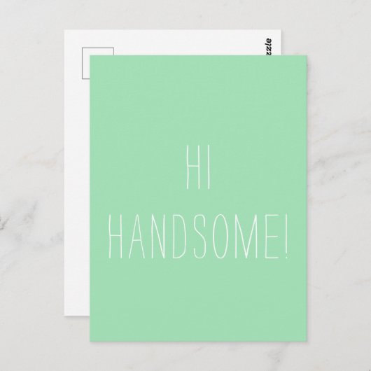 ハイハンサムなミントやる気を起こさせる友好芸術 ポストカード (正面/裏面)