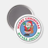 ハイバジュルアフィンランドクリスマスサンタマグネット マグネット (正面/裏面)