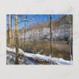 ハイバンクス・メトロ・パーク、ハイブラフス、冬、オハイオ ポストカード