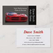 ハイパフォーマンスカーディーラー 名刺 (正面/裏面)