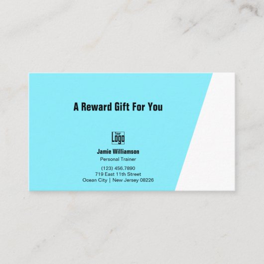 ハイパフォーマンストレーナー報酬ギフト証明書 ロイヤリティカード (正面)