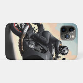 ハイパフォーマンスバイクに乗るオートバイ Case-Mate iPhoneケース (裏面(横))