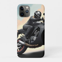 ハイパフォーマンスバイクに乗るオートバイ iPhone 11 PROケース