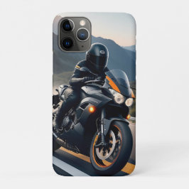 ハイパフォーマンスバイクに乗るオートバイ iPhone 11 PROケース