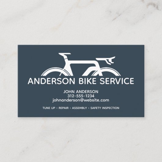 ハイパフォーマンスバイク修理メンテナンスコーチング 名刺 (正面)