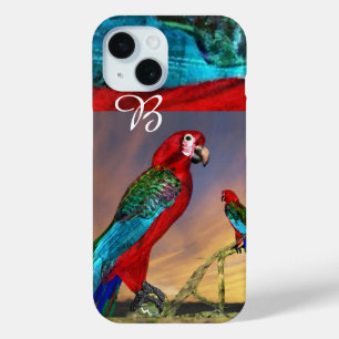 ハイパロッツ/レッドアラモノグラム iPhone 15ケース
