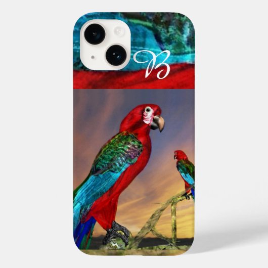 ハイパロッツ/レッドアラモノグラム Case-Mate iPhoneケース (裏面)