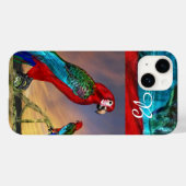 ハイパロッツ/レッドアラモノグラム Case-Mate iPhoneケース (裏面 (横))