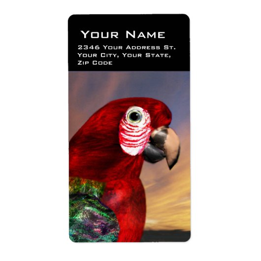 ハイパロッツ/レッドアラ ラベル (正面)