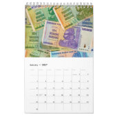 ハイパーインフレ通貨収集ウォールカレンダ カレンダー (1月 2027)