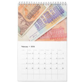 ハイパーインフレ通貨収集ウォールカレンダ カレンダー (2月 2026)