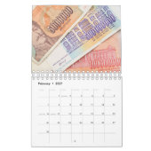 ハイパーインフレ通貨収集ウォールカレンダ カレンダー (2月 2027)