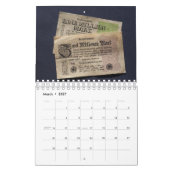 ハイパーインフレ通貨収集ウォールカレンダ カレンダー (3月 2027)