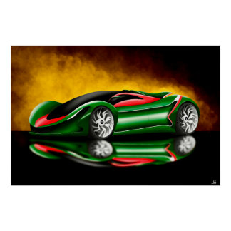 ハイパーカーコンセプトデザイン ポスター