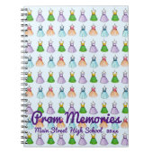 ハイパーソナライズされたスクールプロムビーフドレスファッション ノートブック (正面)