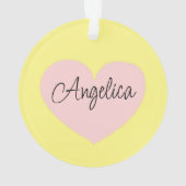 ハイパーソナライズされた・アンド・ハグ |ひまわり付きかわいい猫 オーナメント (裏面)