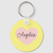 ハイパーソナライズされた・アンド・ハグ |ひまわり付きかわいい猫 キーホルダー (裏面)