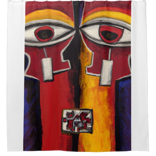 ハイパーチップの目 シャワーカーテン (正面)