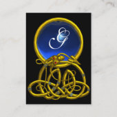 ハイパードラゴンサファイアモノグラムブルーブラックイエロー 名刺 (裏面)