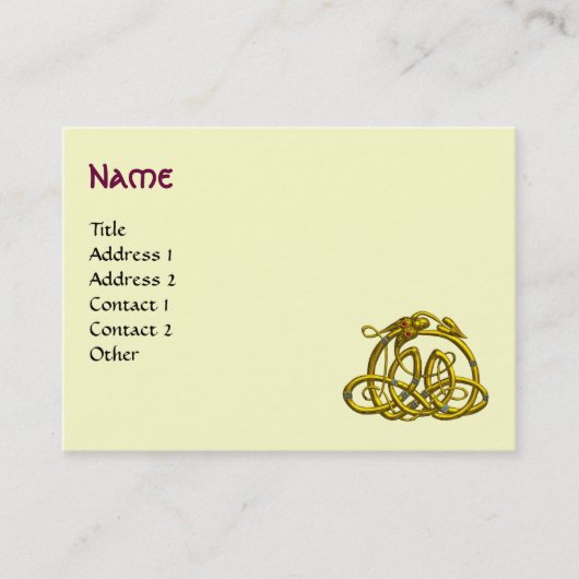 ハイパードラゴンモノグラム 名刺 (正面)