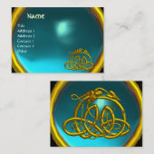 ハイパードラゴン,アクアマリン,明るい青 名刺 (正面/裏面)