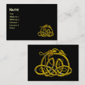 ハイパードラゴン，ブラック 名刺 (正面/裏面)