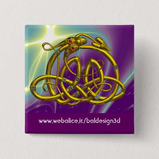 ハイパードラゴン 缶バッジ (正面)