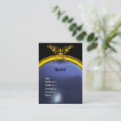 ハイパーバタフライトパーズモノグラムブルー 名刺 (スタンド正面)