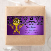 ハイパーバタフライモノグラム紫ダマストトパーズ ラベル (インサイチュ)