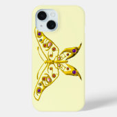 ハイパーバタフライ，クリーム Case-Mate iPhoneケース (裏面)