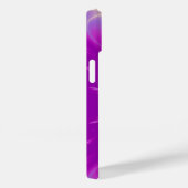 ハイパーバレンタインモノグラムピンク明るい赤紫色紫 Case-Mate iPhoneケース (裏面 / 右)