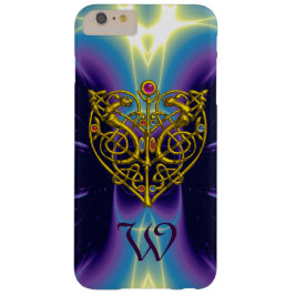 ハイパーバレンタインモノグラム/金ゴールドハート（紫の青） Case-Mate iPhone 14ケース