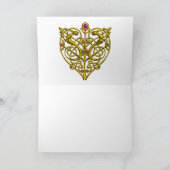 ハイパーバレンタイン/金ゴールドケルトハート シーズンカード (内部)