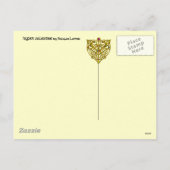 ハイパーバレンタイン/金ゴールドケルトハート シーズンポストカード (裏面)