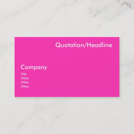 ハイパーピンク 名刺 (裏面)