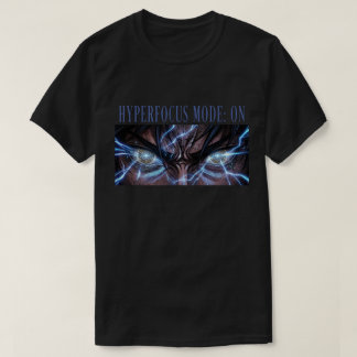 ハイパーフォーカスモード:ON アニメ風集中力デザイン Tシャツ