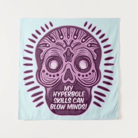 ハイパーボおもしろいル英語 タペストリー (正面)